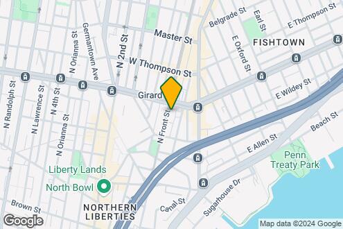 Map Image of the Property - The Magnet in Fishtown