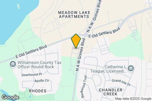 Map Image of the Property - Chandler Creek Apartments