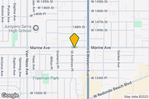 Map Image of the Property - 1854 Marine Ave