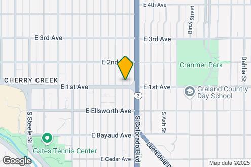 Imagen del Mapa de la Propiedad - Townhomes at Cherry Creek North