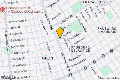 Map Image of the Property - 2121-2131 Louisiana Ave