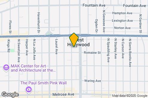 Map Image of the Property - 1014 N Hayworth Ave