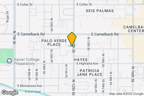 Map Image of the Property - Camelback Cove Apartments