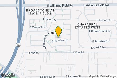 Map Image of the Property - 2670 E Parkview Dr