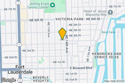 Map Image of the Property - 404 NE 13th Ave