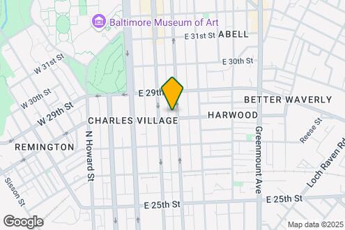 Map Image of the Property - 2802 N Calvert St