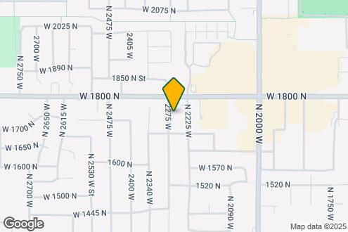 Map Image of the Property - 1738 N 2275 W