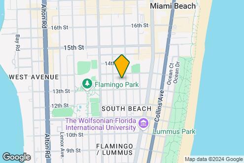 Map Image of the Property - 1330 Pennsylvania Avenue Unit 101