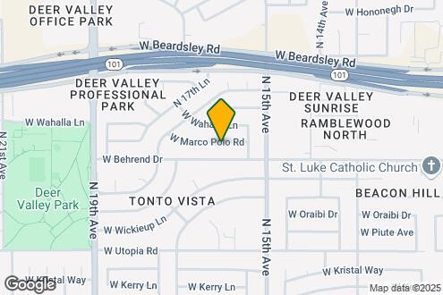 Map Image of the Property - 1601 W Marco Polo Rd