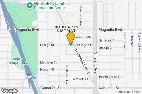 Map Image of the Property - Hue North Hollywood