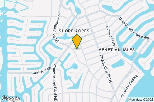 Map Image of the Property - 4989 Venetian Blvd NE