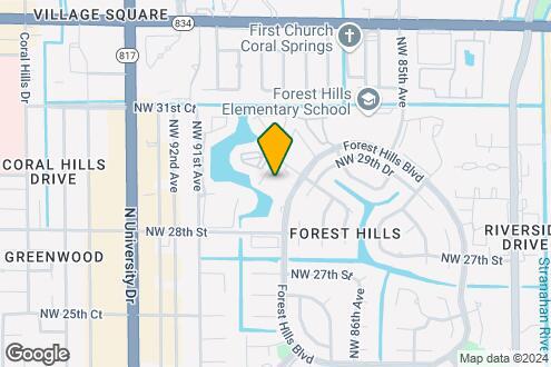 Map Image of the Property - 2920 Forest Hills Blvd