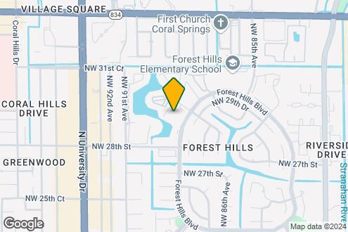 Map Image of the Property - 2920 Forest Hills Blvd