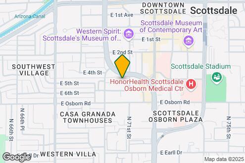 Map Image of the Property - Furnished Studio - Scottsdale