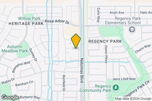 Map Image of the Property - Carefree Senior (55+) Living at North Natomas