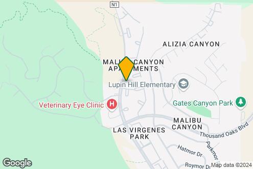 Map Image of the Property - Malibu Canyon