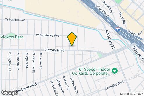 Map Image of the Property - 1511 W Victory Blvd