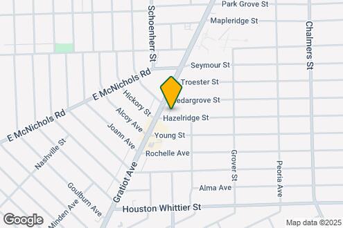 Map Image of the Property - 13433 Hazelridge St