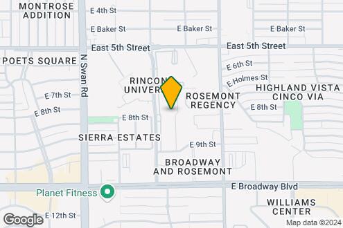 Map Image of the Property - Arcadia Park Apts