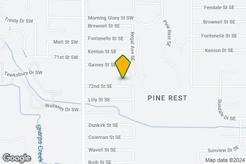 Imagen del Mapa de la Propiedad - Pine Circle Townhomes