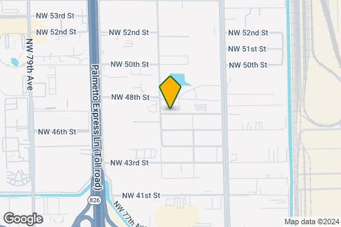 Map Image of the Property - 8233 NW 47th Terrace