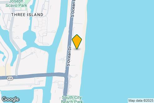 Map Image of the Property - 3801 S Ocean Dr