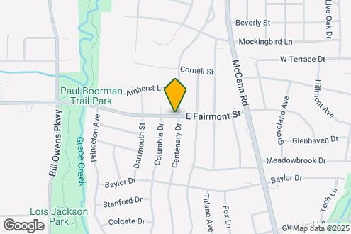 Map Image of the Property - 1106 E Fairmont St