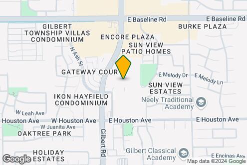 Map Image of the Property - Villas on Ash