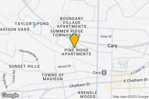 Imagen del Mapa de la Propiedad - Pine Ridge Townhomes