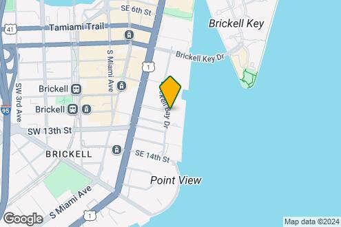 Map Image of the Property - 1111 Brickell Bay Dr