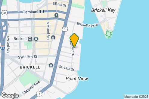 Map Image of the Property - 1111 Brickell Bay Dr