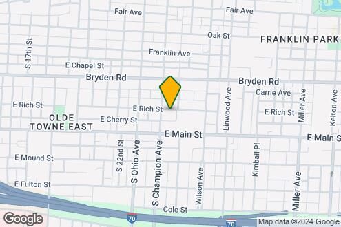 Map Image of the Property - 1149 E Rich St