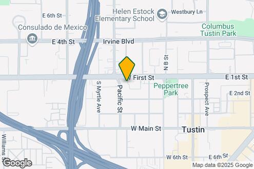 Map Image of the Property - TUSTIN ARMS APARTMENTS