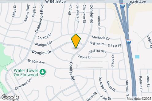 Map Image of the Property - 8103 Conifer Rd