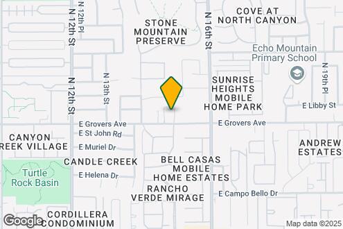 Map Image of the Property - 1446 E Grovers Ave