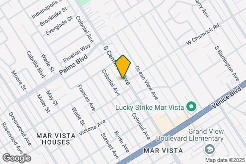 Map Image of the Property - 3615 S Centinela Ave