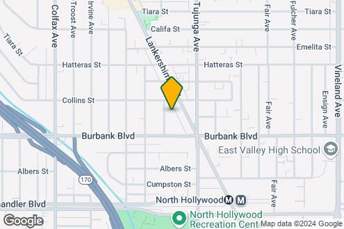 Map Image of the Property - 5640 Farmdale Ave North Hollywood, CA 91601