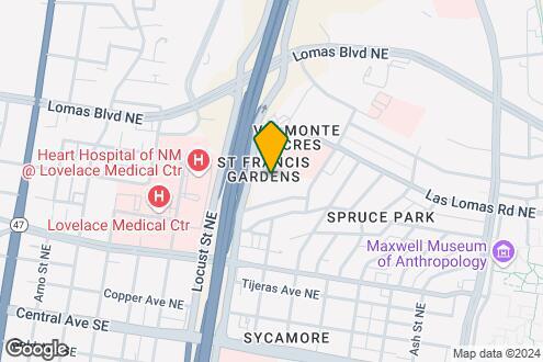 Map Image of the Property - Encino Terrace Senior