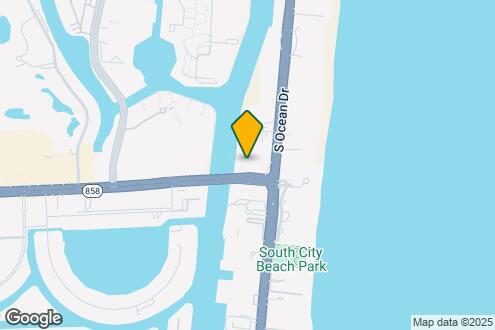 Map Image of the Property - 4010 S Ocean Dr