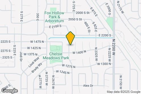 Map Image of the Property - 1436 N 2525 W