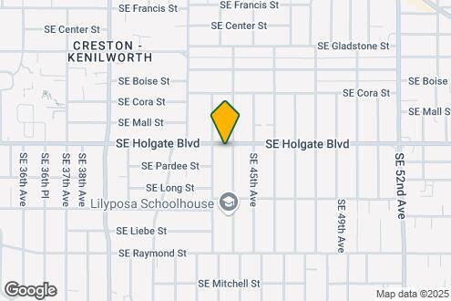 Map Image of the Property - 4320 SE Holgate Blvd