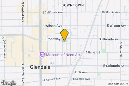 Map Image of the Property - 416 on Broadway