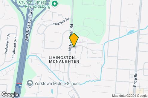 Map Image of the Property - McNaughten Woods Townhomes