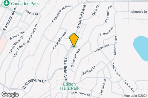 Map Image of the Property - 1040 S Garfield Ave