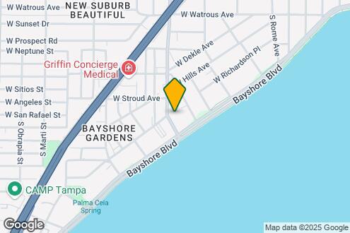 Map Image of the Property - 2109 Bayshore Blvd