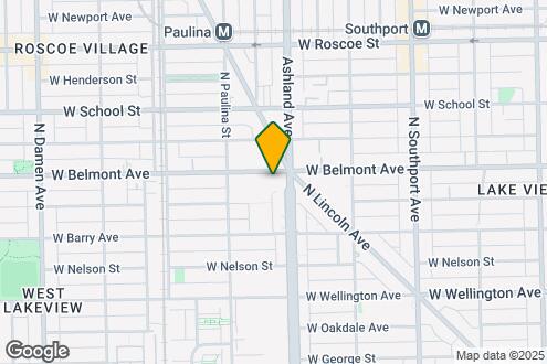 Map Image of the Property - 1613 W Belmont Ave