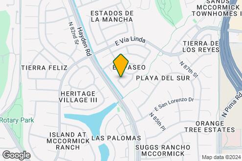 Map Image of the Property - 8405 E San Pedro Dr