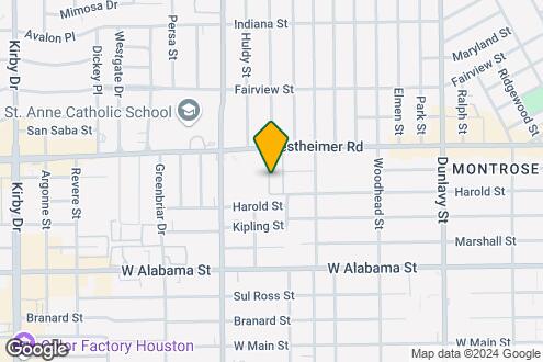 Map Image of the Property - The Westheimer Apartments