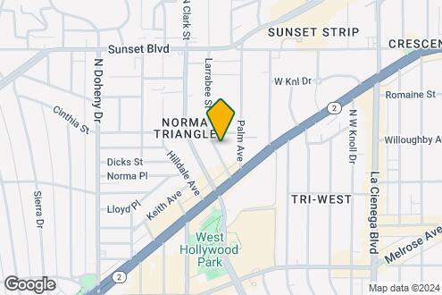 Map Image of the Property - Mediterranean Village West Hollywood