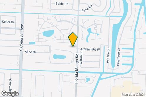 Map Image of the Property - Palm Ridge Apartments